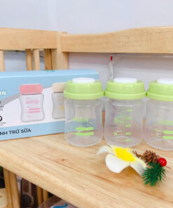 Set 3 bình trữ sữa Jubon cổ rộng 150ml