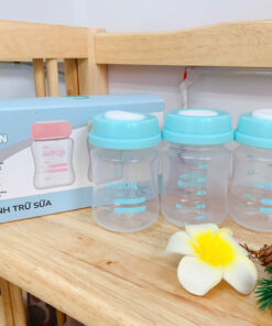 Set 3 bình trữ sữa Jubon cổ rộng 150ml