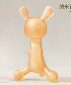 Gặm nướu hình thỏ silicon mềm cho bé