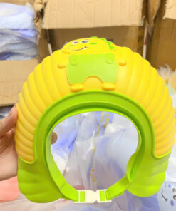 Mũ gội đầu chắn nước họa tiết khủng long chibi