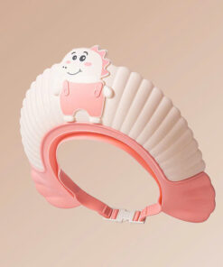 Mũ gội đầu chắn nước họa tiết khủng long chibi