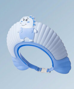 Mũ gội đầu chắn nước họa tiết khủng long chibi