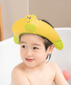 Mũ gội đầu chắn nước họa tiết khủng long chibi