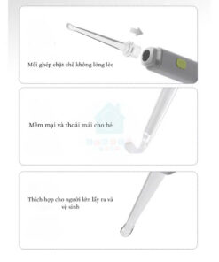 Bộ lấy ráy tai cho bé có đèn 14 Bộ lấy ráy tai cho bé có đèn