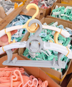 Set 5 móc treo quần áo cao cấp hình gấu