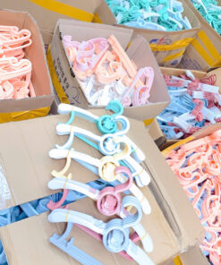 Set 5 móc treo quần áo cao cấp hình gấu