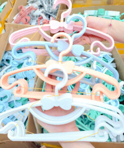 Set 10 móc treo quần áo hình nơ