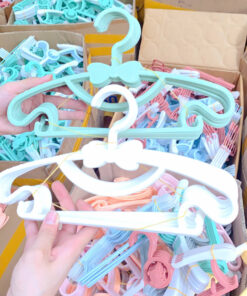 Set 10 móc treo quần áo hình nơ