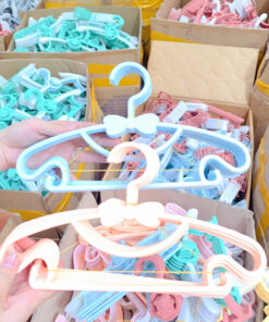 Set 10 móc treo quần áo hình nơ