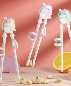 Đũa tập gắp khủng long cho bé kèm hộp