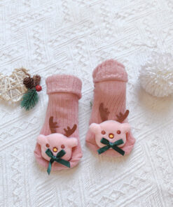 Tất vớ hình thú nổi đáng yêu chống trơn trượt cho bé