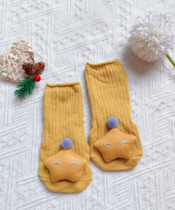 Tất vớ hình thú nổi đáng yêu chống trơn trượt cho bé