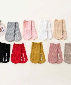 Tất màu trơn cho bé phong cách Hàn Quốc