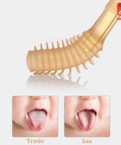 Set rơ lưỡi và bàn chải silicon cho bé 0-18m