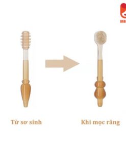 Set rơ lưỡi và bàn chải silicon cho bé 0-18m