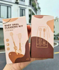 Set rơ lưỡi và bàn chải silicon cho bé 0-18m