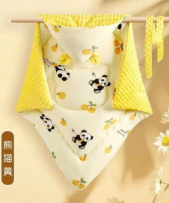 Ủ choàng trần bông hạt đậu siêu ấm cho bé