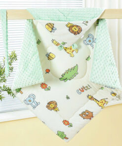 Ủ choàng trần bông hạt đậu siêu ấm cho bé