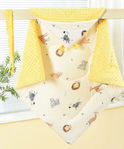 Ủ choàng trần bông hạt đậu siêu ấm cho bé