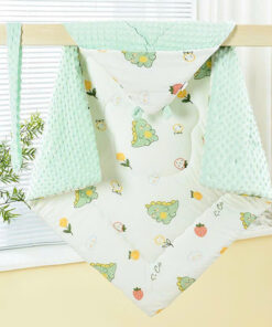 Ủ choàng trần bông hạt đậu siêu ấm cho bé