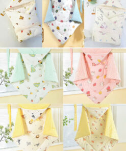 Ủ choàng trần bông hạt đậu siêu ấm cho bé