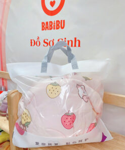 Ủ choàng trần bông hạt đậu siêu ấm cho bé