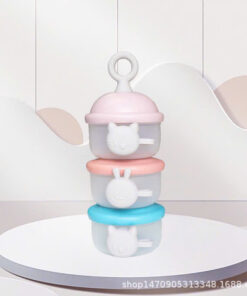 Hộp đựng sữa bột, hộp chia thức ăn 3 tầng