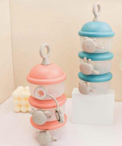 Hộp đựng sữa bột, hộp chia thức ăn 3 tầng