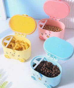 Hộp đựng sữa bột hình mèo dễ thương