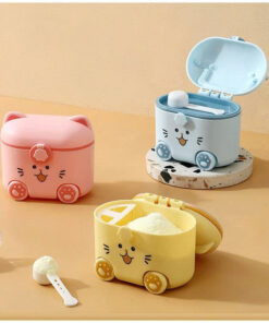 Hộp đựng sữa bột hình mèo dễ thương