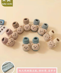 Tất gấu nổi lót bông