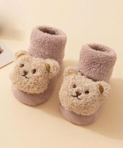 Tất gấu nổi lót bông