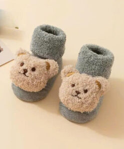 Tất gấu nổi lót bông