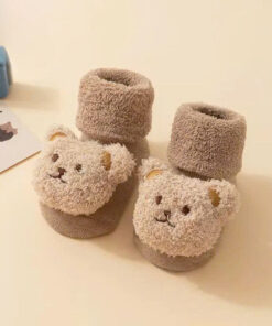 Tất gấu nổi lót bông