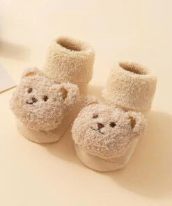 Tất gấu nổi lót bông