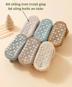 Tất thú lót bông hình thú nổi