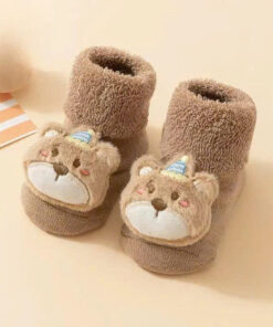 Tất thú lót bông hình thú nổi