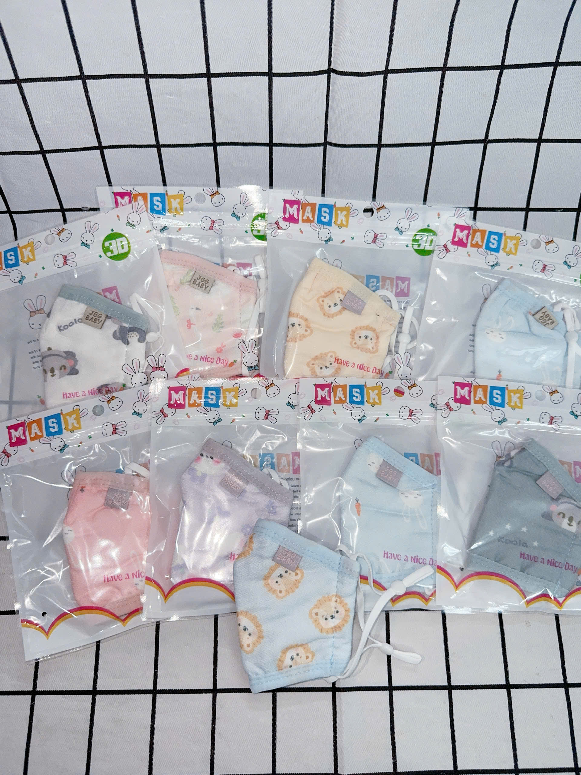 Khẩu trang nút 3 Khẩu trang nút