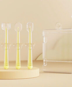 Set 3 bàn chải rơ lưỡi silicon
