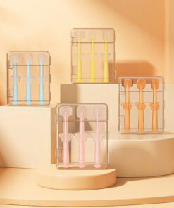 Set 3 bàn chải rơ lưỡi silicon